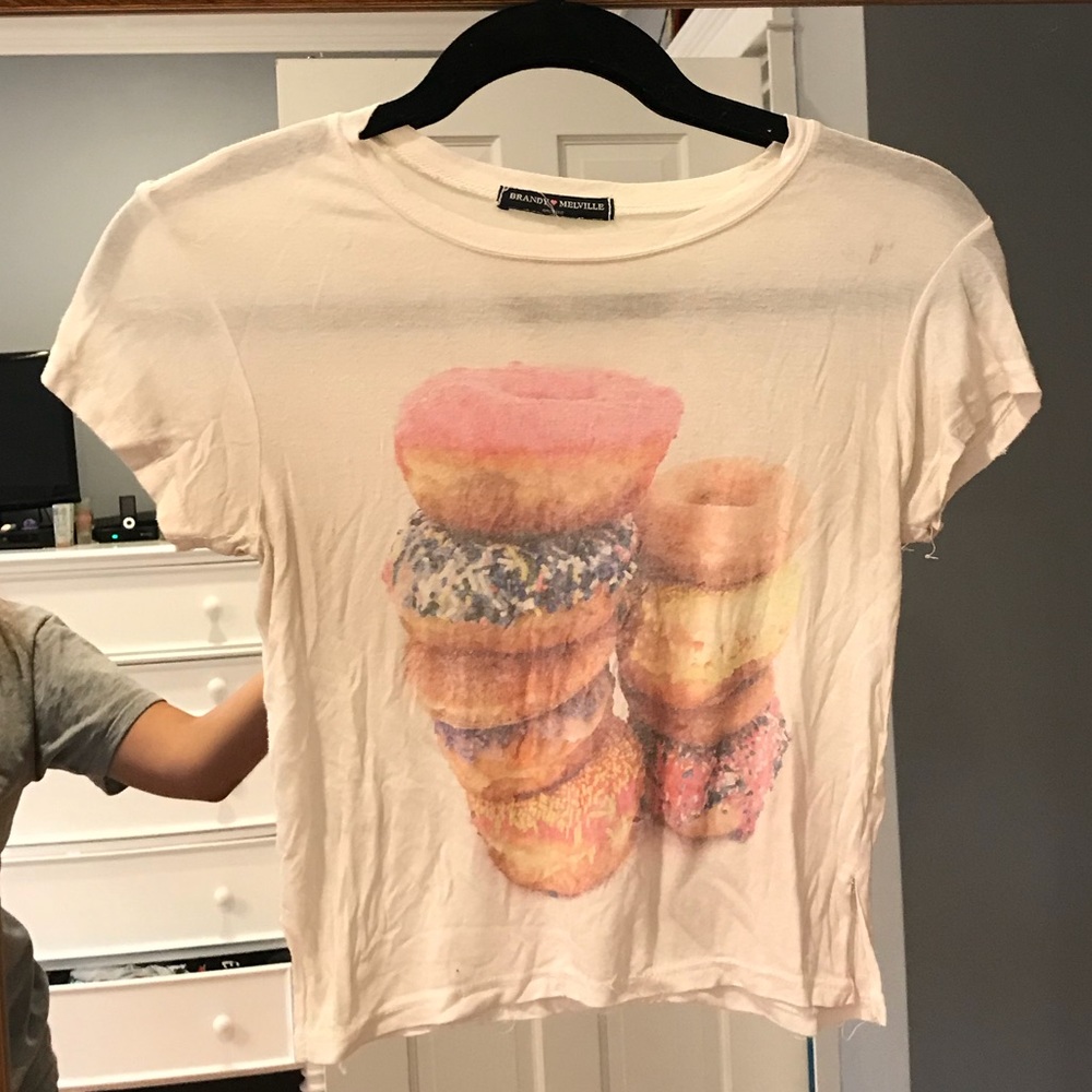 Brandy melville donut crop top